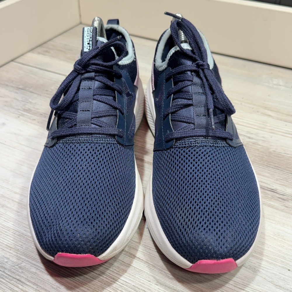 Skechers Go Run Elevate Quick Stride Womens Size 10‎ Blue Running Shoes Sneaker - Picture 3 of 10